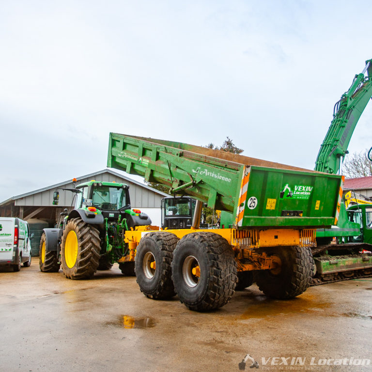 Tracteur benne